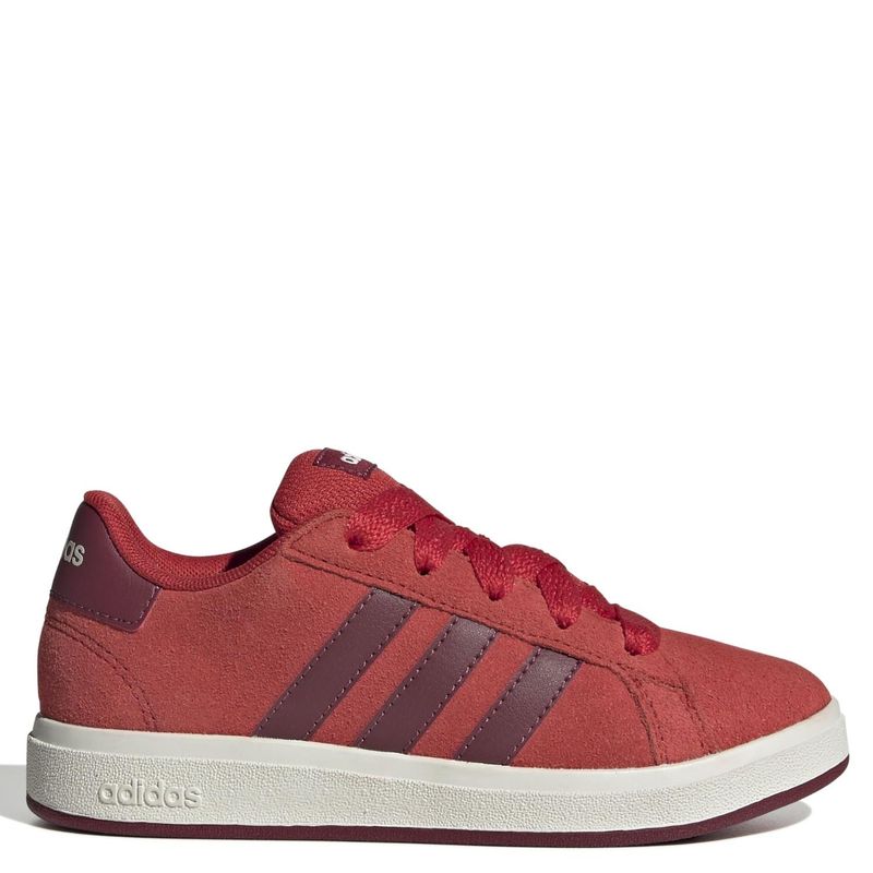 ADIDAS - Grand Court Zapatilla Urbana Unisex Niño Cuero Rojo (32 a 38.5) Adidas