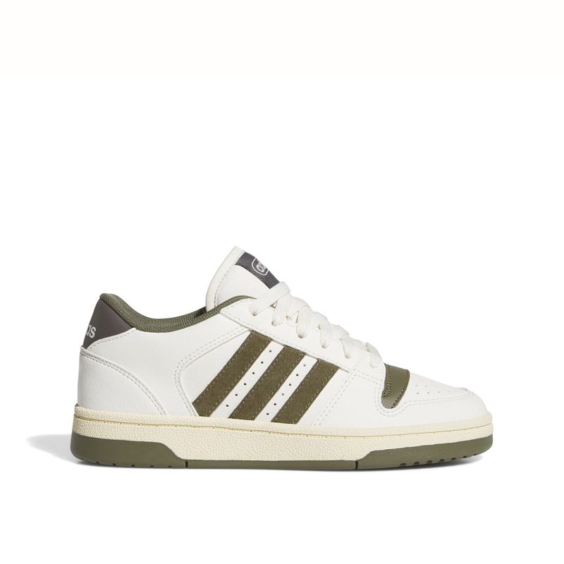 ADIDAS - Break Start Zapatilla Urbana Unisex Niño Cuero Blanco (36 a 38.5) Adidas