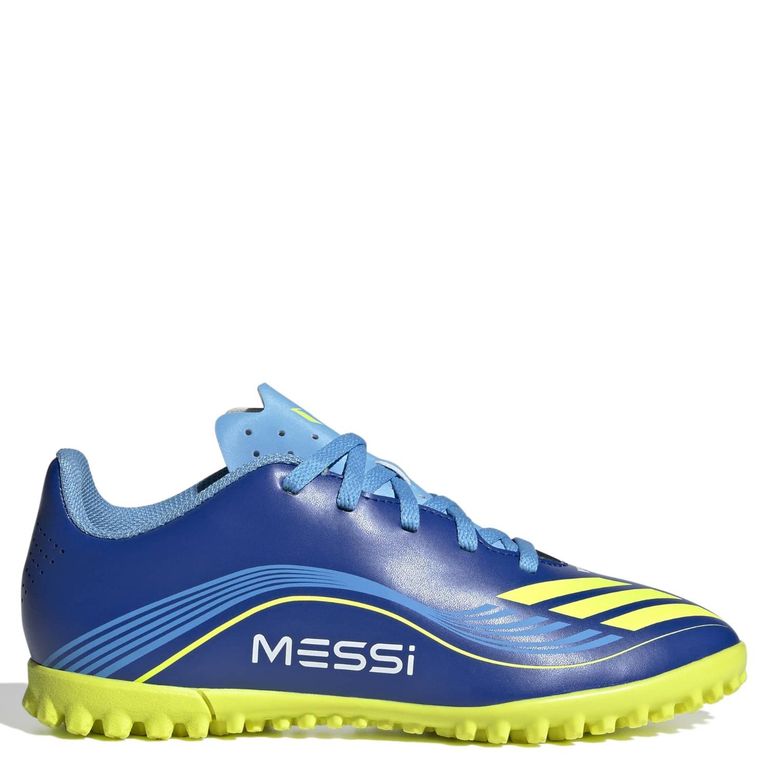 F50 Messi Club Zapatos de Fútbol Unisex Niño Azul (28 a 38)