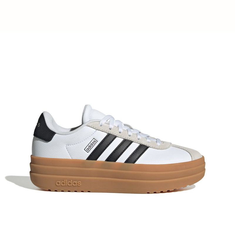 ADIDAS - VL Court Bold Zapatilla Urbana Unisex Niño Cuero Blanco (36 a 38.5) Adidas