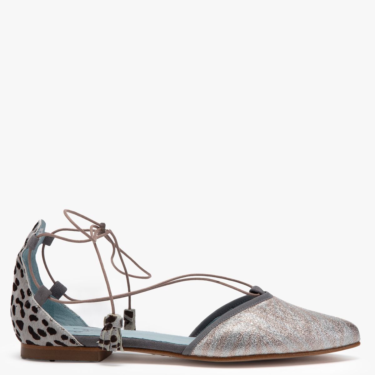 DE FLORES Y FLOREROS - Ballerina Mujer Plateado