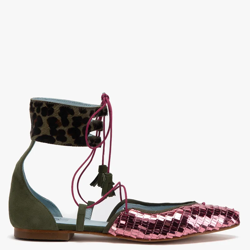 DE FLORES Y FLOREROS - Zapato Casual Mujer Rosado Dfyf