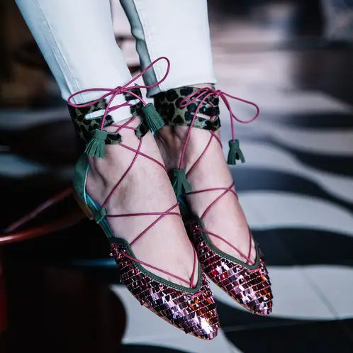 DE FLORES Y FLOREROS - Zapato Casual Mujer Rosado Dfyf