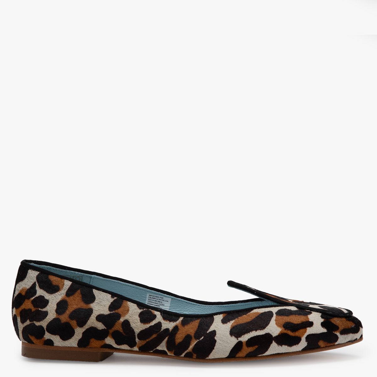 DE FLORES Y FLOREROS - Ballerina Mujer Cuero Animal Print
