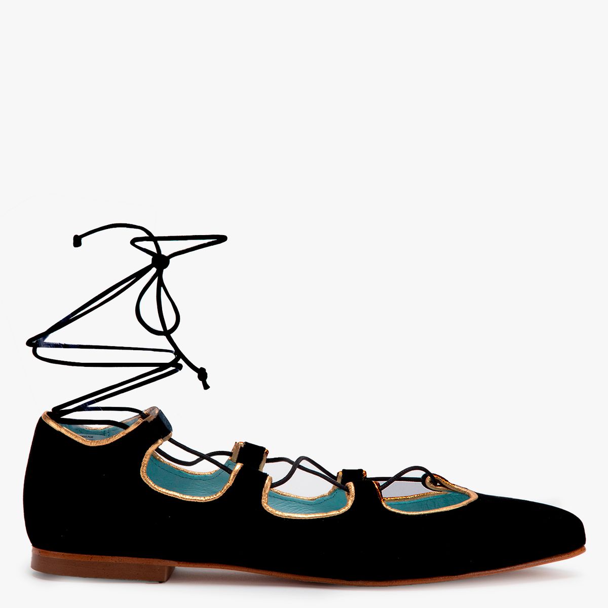 DE FLORES Y FLOREROS - Ballerina Mujer Negro