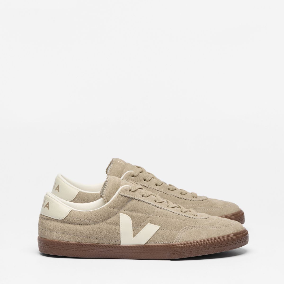 VEJA - Panenka Suede Taupe Pierre Bark Zapatilla Urbana Mujer Beige Veja