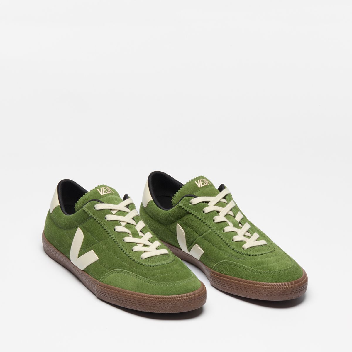 VEJA - Panenka Suede Militar Pierre Bark Zapatilla Urbana Mujer Verde Veja