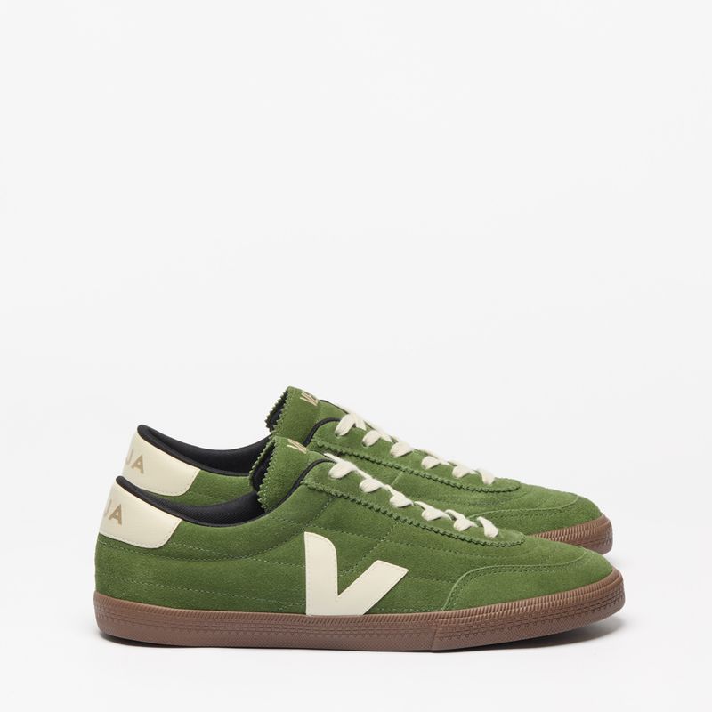 VEJA - Panenka Suede Militar Pierre Bark Zapatilla Urbana Mujer Verde Veja