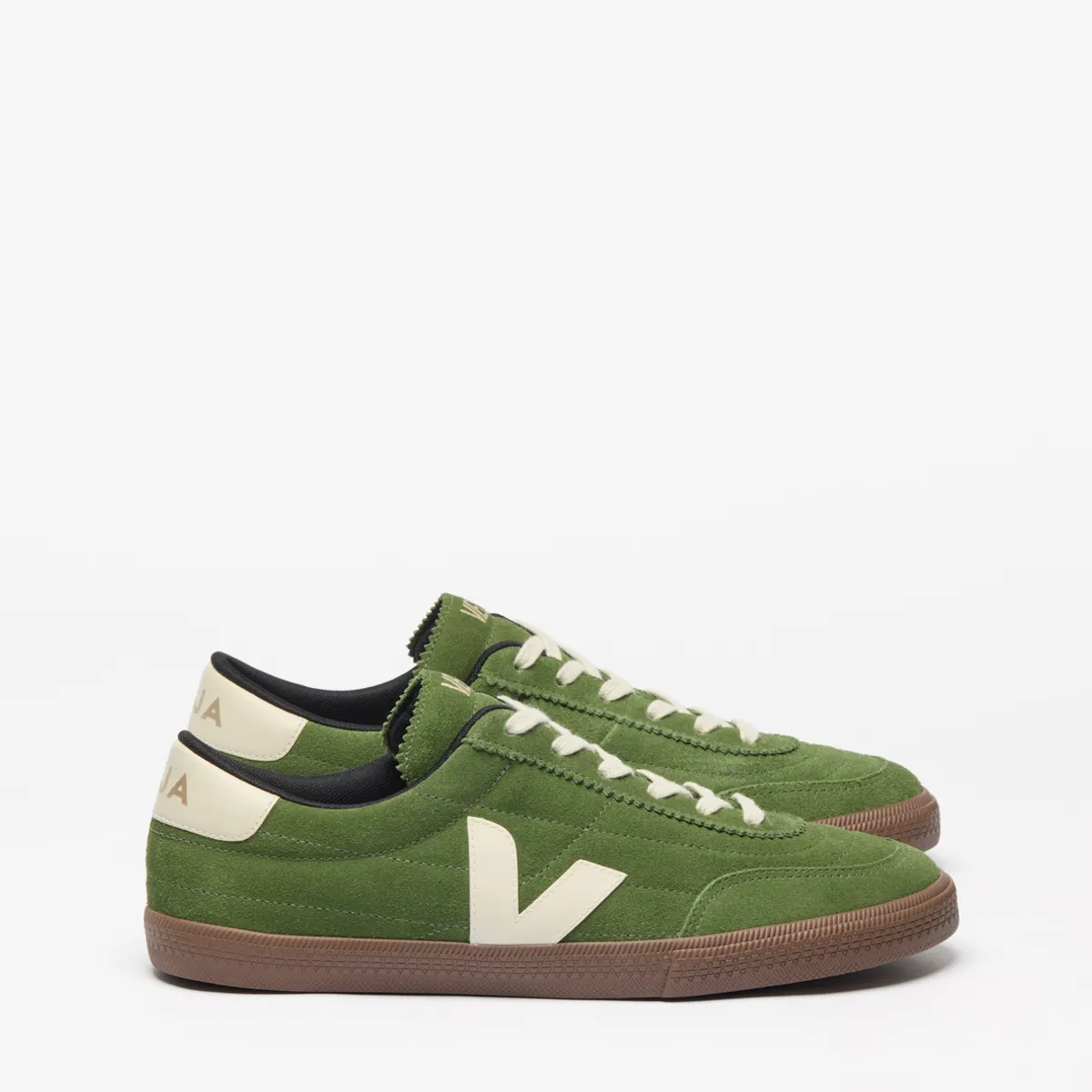 VEJA - Panenka Suede Militar Pierre Bark Zapatilla Urbana Mujer Verde Veja