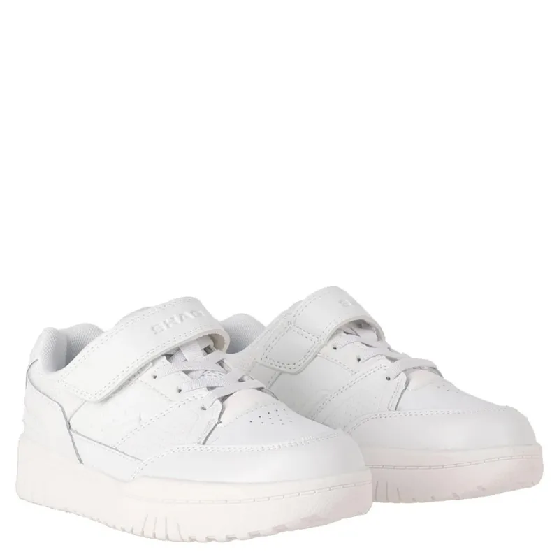 SHAQ - Zapatilla Urbana Hombre Cuero Blanco Shaq