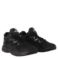 Zapatilla Urbana Hombre Cuero Negro
