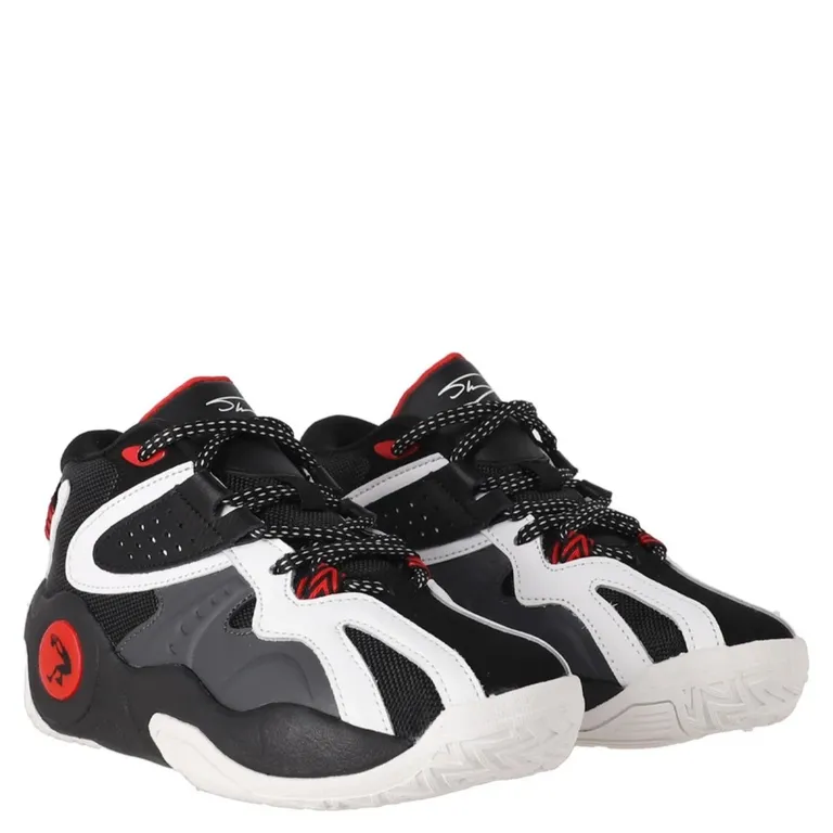 SHAQ Zapatilla Urbana Hombre Cuero Negro