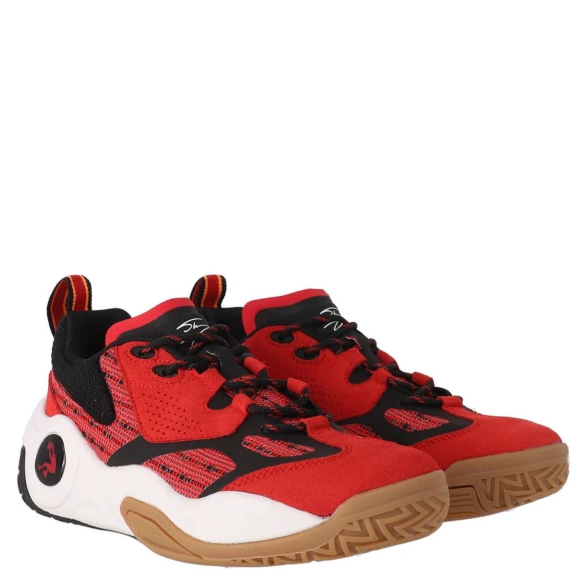 SHAQ - Raq Low Zapatilla Urbana Hombre Rojo Shaq