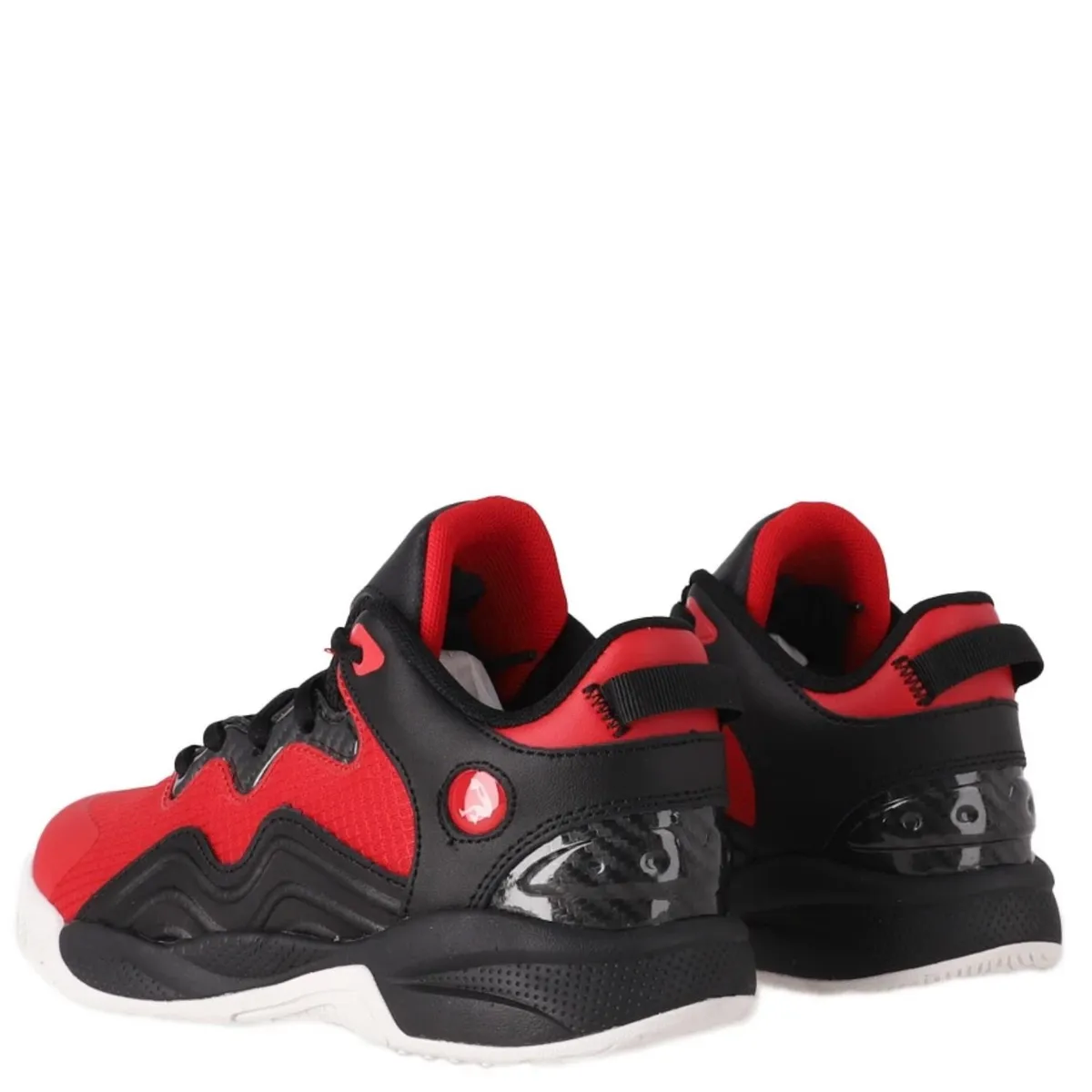 SHAQ - Zapatilla Urbana Hombre Cuero Rojo Shaq