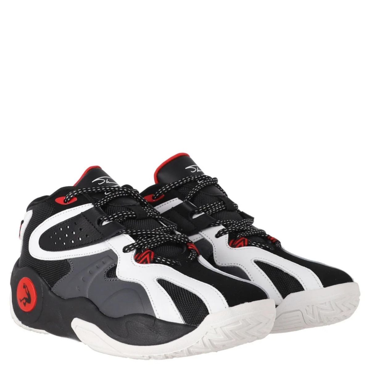 SHAQ - Zapatilla Urbana Hombre Cuero Negro Shaq