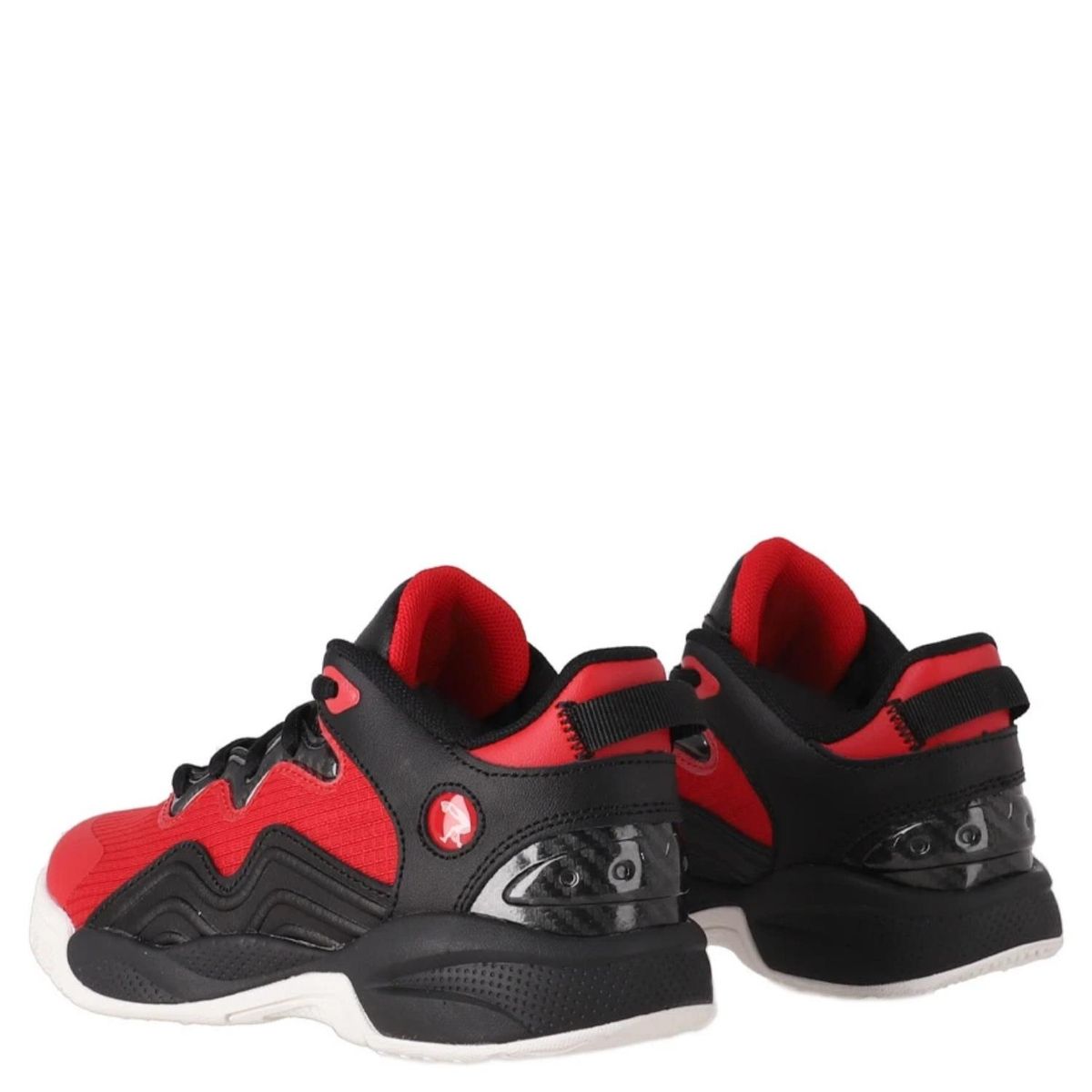 SHAQ - Zapatilla Urbana Hombre Cuero Rojo Shaq