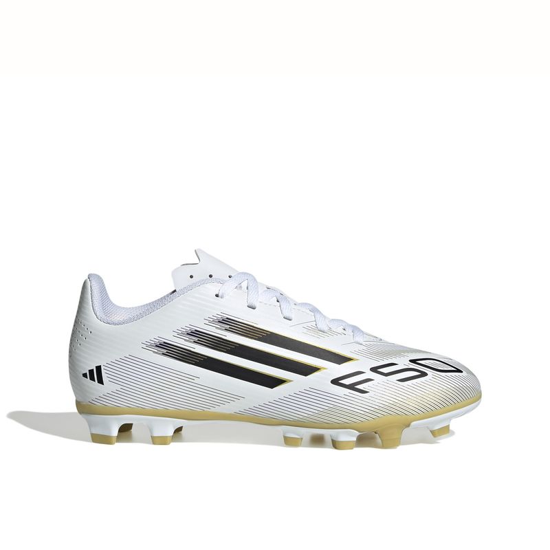 ADIDAS - F50 Club Terreno Firme/Multiterreno Zapatilla de Futbol Niño Blanco Adidas