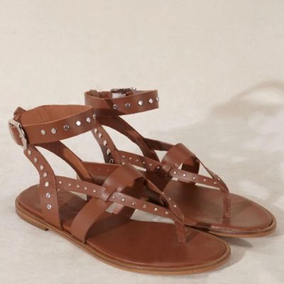 Imagen 2 del producto Sandalia Mujer Cuero Café