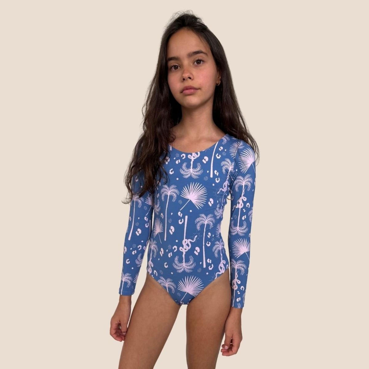 MALAI - Traje De Baño Niña Manga Larga Protección Uv Malai
