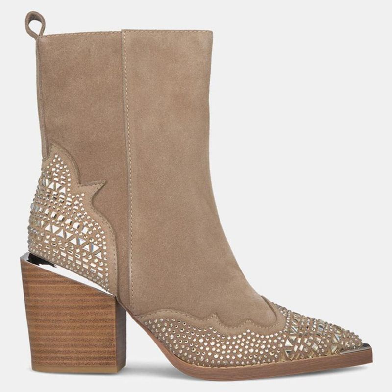 ALMA EN PENA - Botín Mujer Beige Alma En Pena