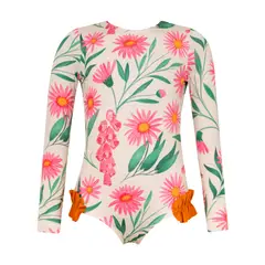 PEPITA&ME - Traje De Baño Niña Manga Larga Protección Uv (Upf50+)