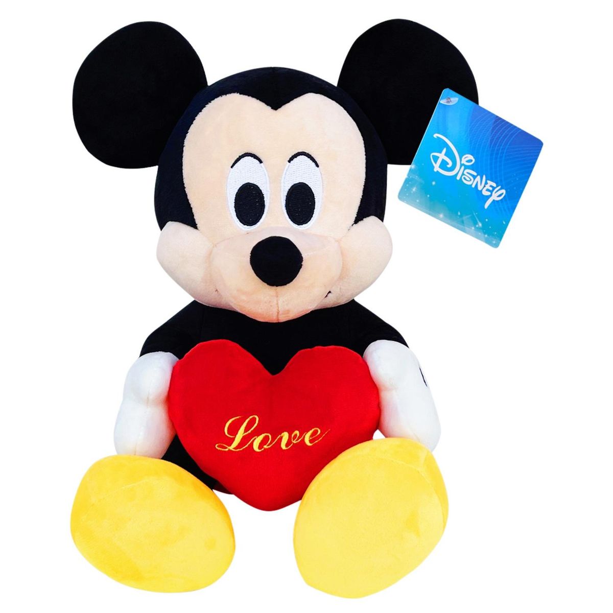 MICKEY MOUSE - Peluche Mickey Con Corazon 25 Cm