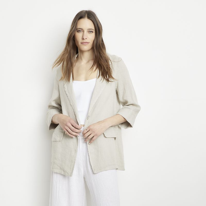 APOLOGY - Blazer Lino Hecho en Italia Mujer Apology