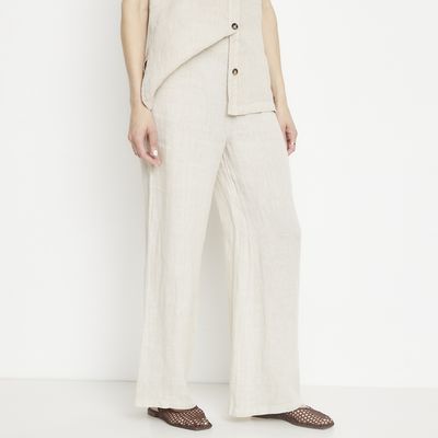 Imagen 2 del producto Pantalón Lino Hecho en Italia Mujer