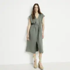APOLOGY - Vestido Lino Hecho en Italia Mujer