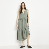 Vestido Lino Hecho en Italia Mujer