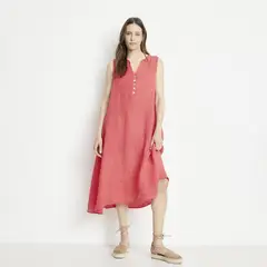 APOLOGY - Vestido Lino Hecho en Italia Mujer