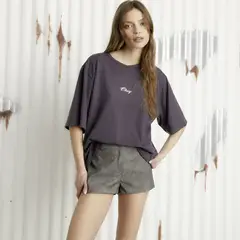 AMERICANINO - Polera Manga Corta Mujer x Maya 0Key