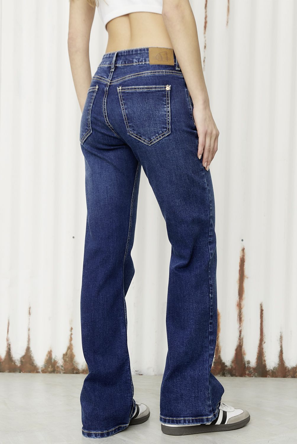 AMERICANINO - Jeans Flare Tiro Medio Mujer Americanino