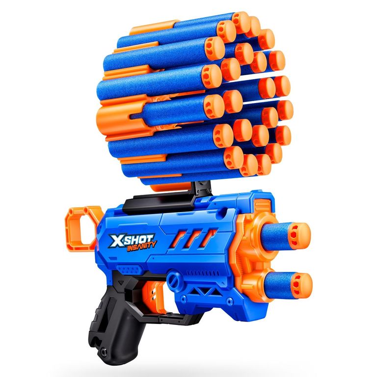 X-SHOT Lanza Dardos Insanity Micro Blaster Con 24 Dardos X-Shot