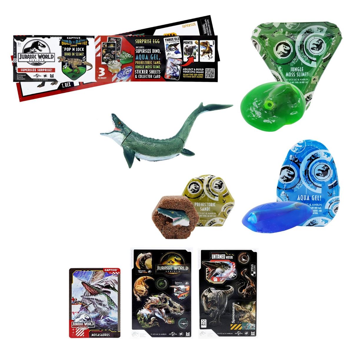 JURASSIC WORLD - Huevo Mediano Con Dinosaurio Y Sorpresas Jurassic World