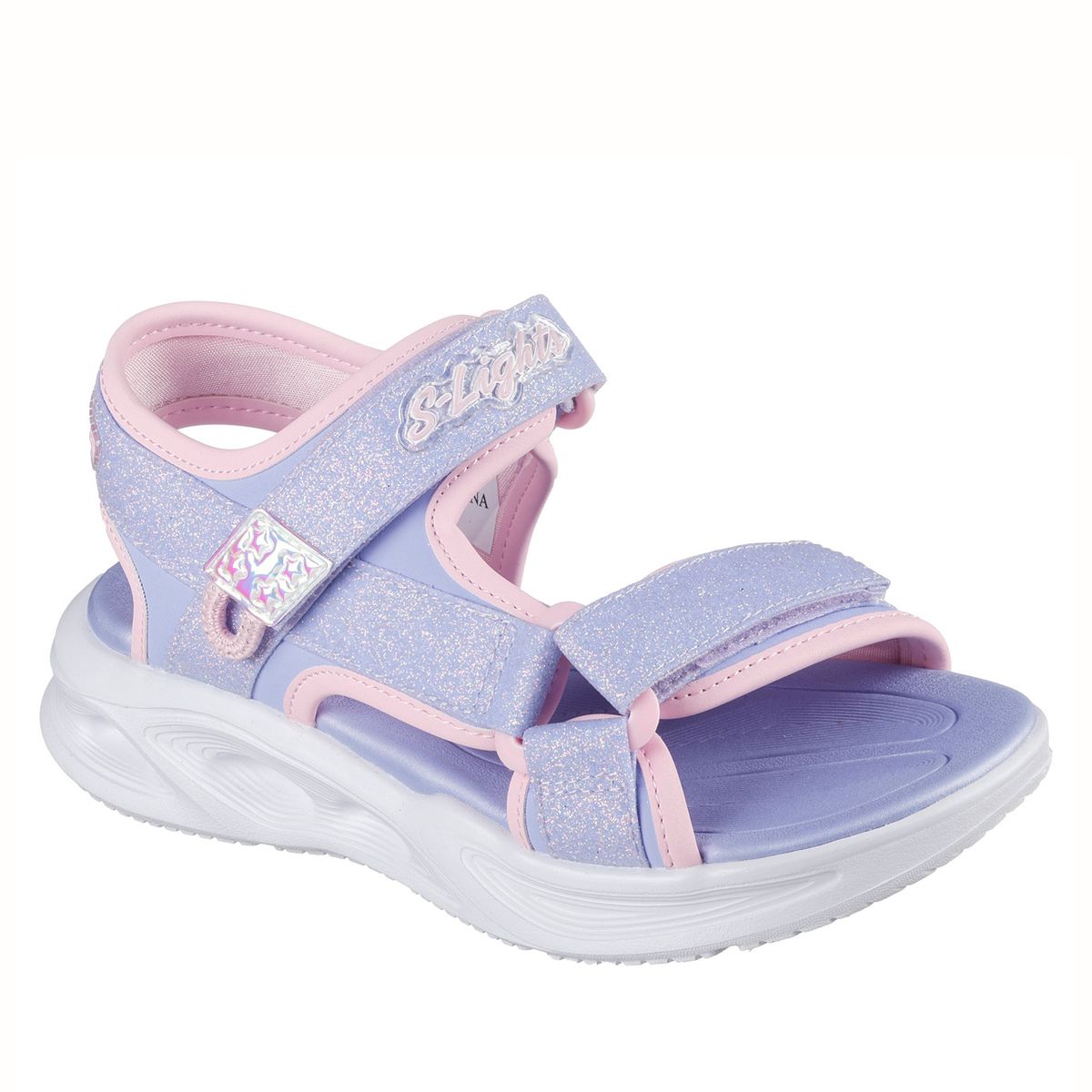 SKECHERS - Sola Glow Sandal Sandalia Niña Azul (27 A 36) Skechers