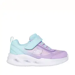 SKECHERS - Glow Zapatilla Urbana Bebé Niña Azul (20 a 25)