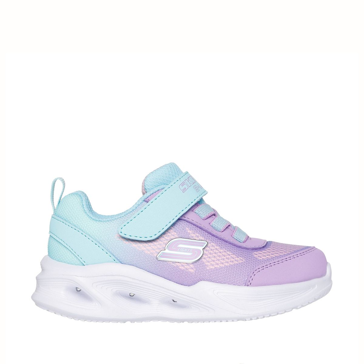 SKECHERS - Glow Zapatilla Urbana Bebé Niña Azul (20 A 25) Skechers