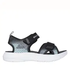 SKECHERS - Microspec-Splash Sandalia Niño Negro (27 a 36)