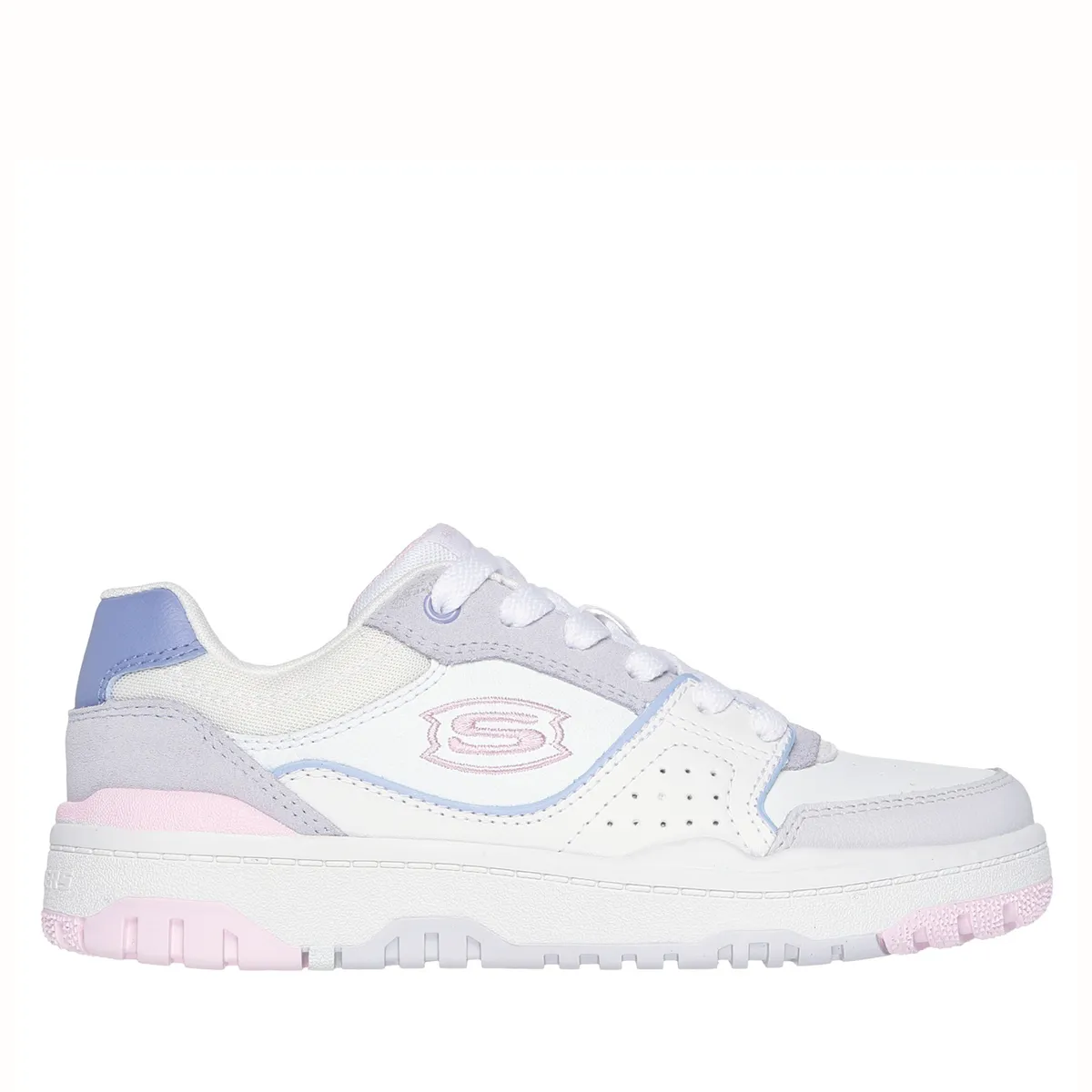 SKECHERS - Skx-228 Zapatilla Urbana Niña Cuero Blanco (26 A 35) Skechers