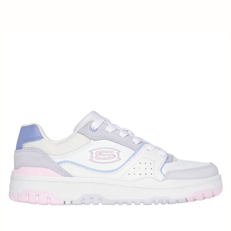 SKECHERS - Skx-228 Zapatilla Urbana Niña Cuero Blanco (26 A 35) Skechers