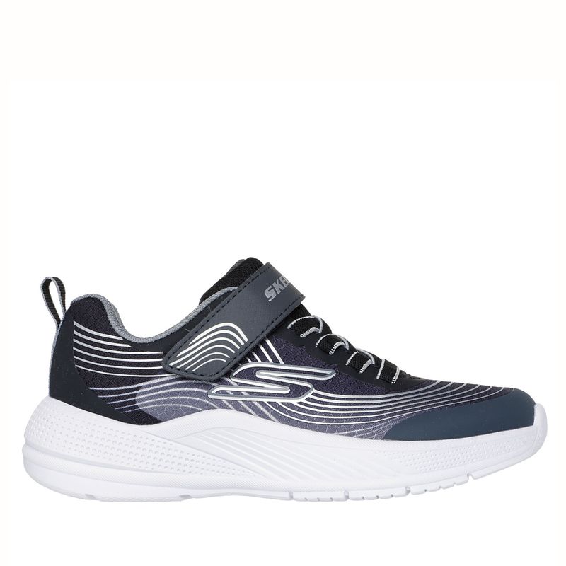 SKECHERS - Microspec Advance Zapatilla Urbana Niño Negro (26 A 35) Skechers