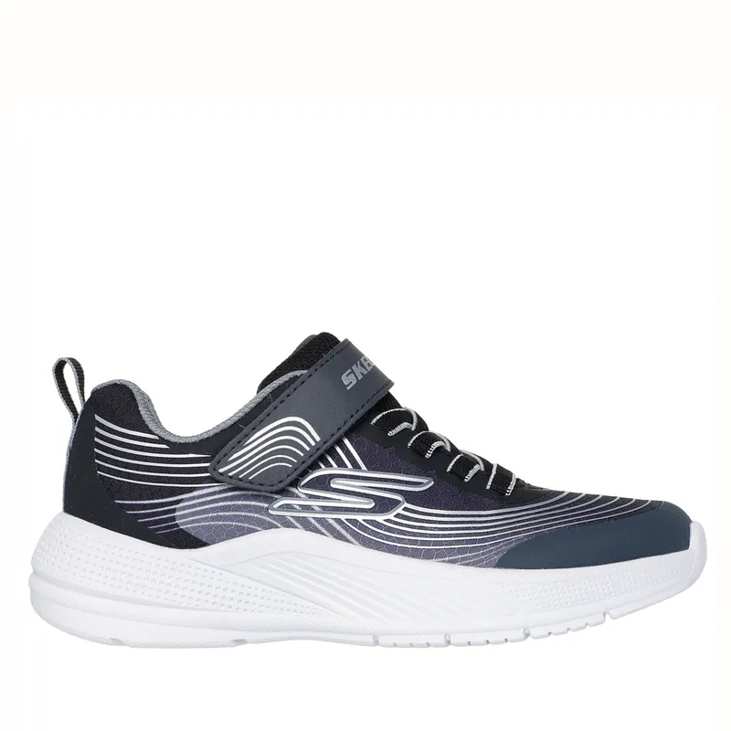 SKECHERS - Microspec Advance Zapatilla Urbana Niño Negro (26 A 35) Skechers