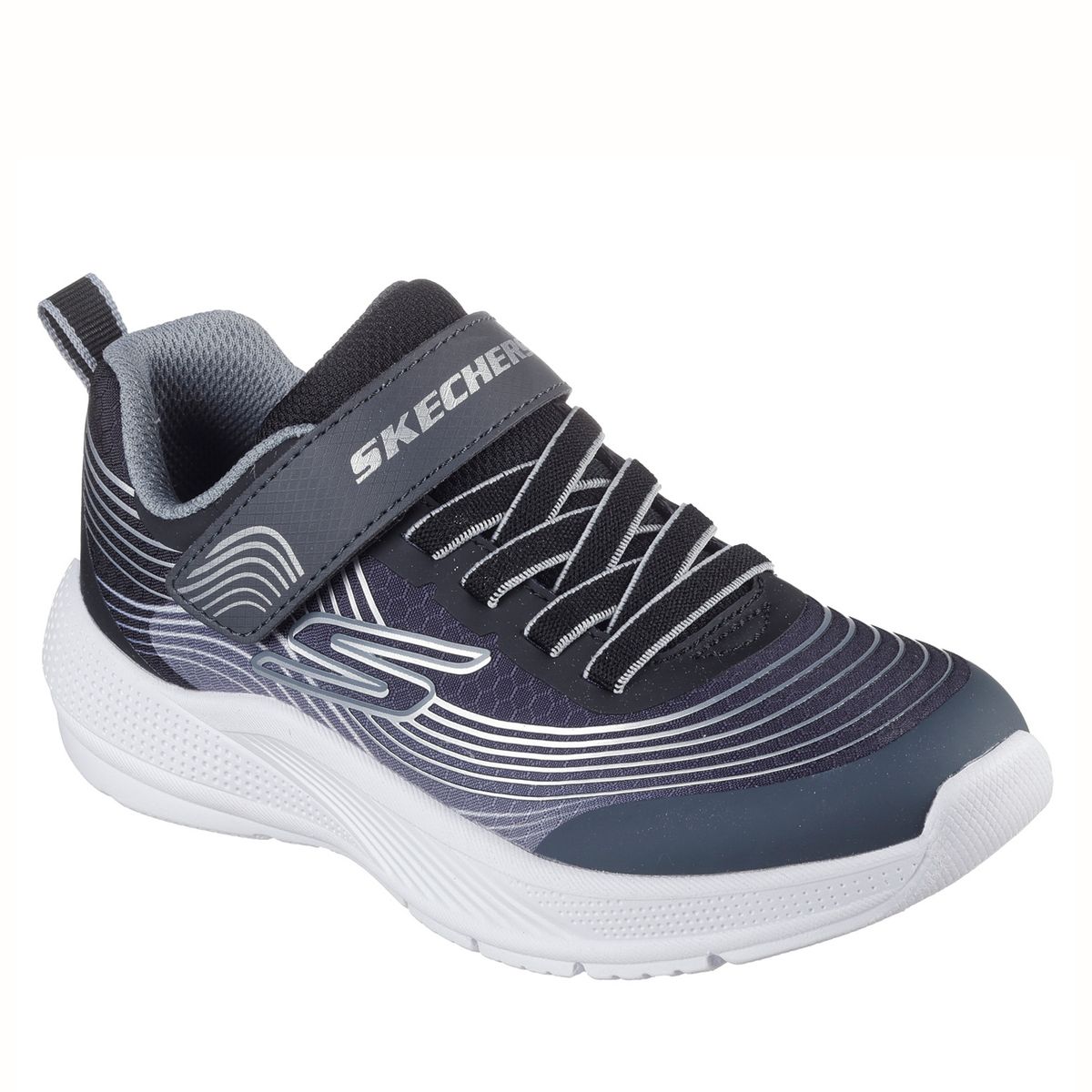 SKECHERS - Microspec Advance Zapatilla Urbana Niño Negro (26 A 35) Skechers