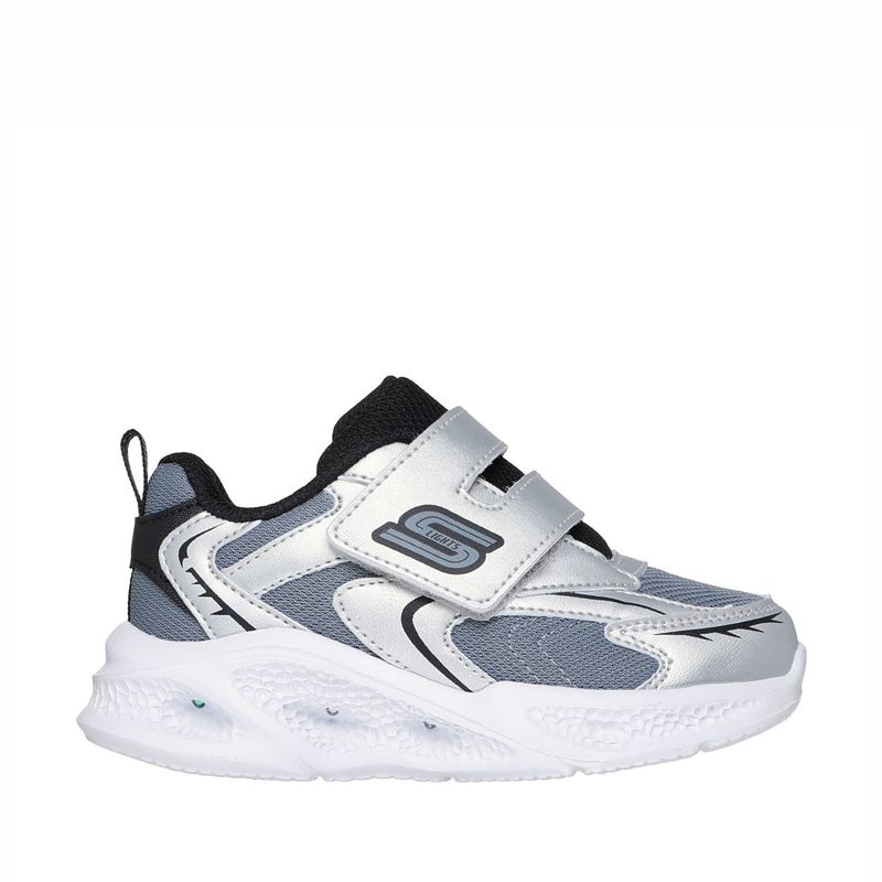SKECHERS - Skechers Meteor-Lights Zapatilla Urbana Niño Gris (20 A 25) Skechers