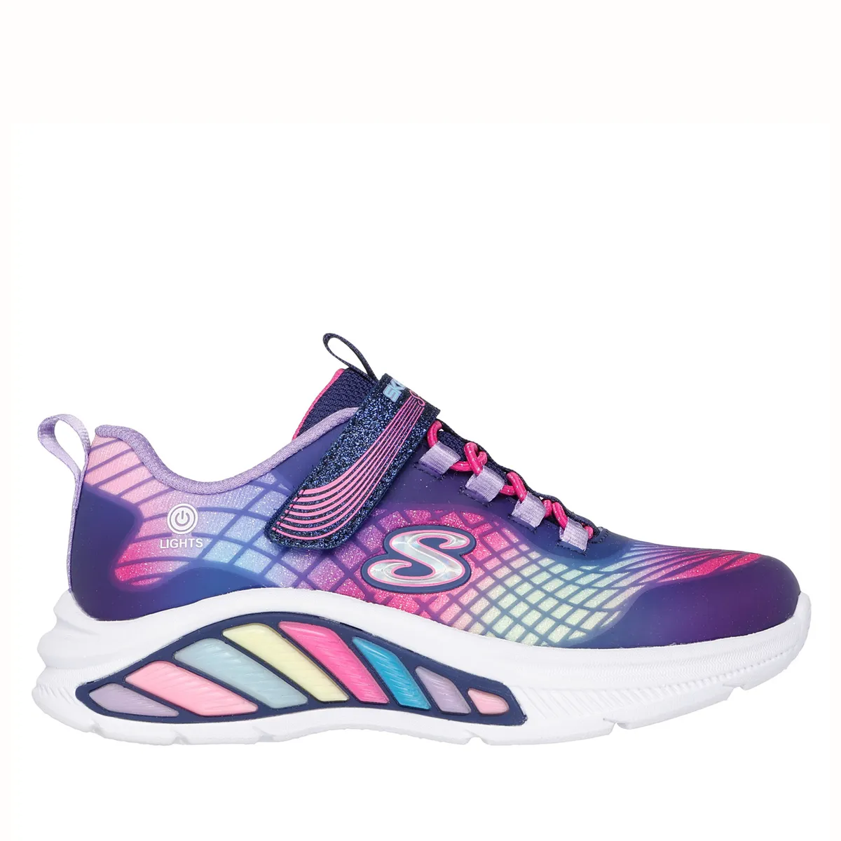 SKECHERS - Rainbow Cruisers Zapatilla Urbana Niña Azul (26 A 35) Skechers