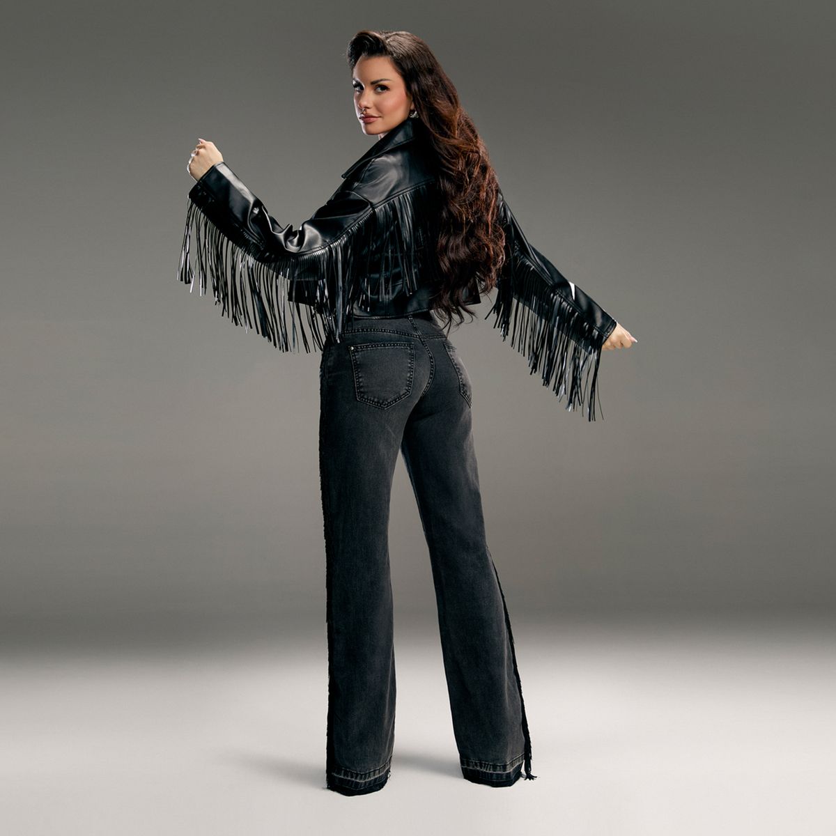 MOSSIMO - Jeans Straight Tiro Medio Mujer Mossimo