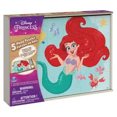 GAMES - Puzzle De Madera Princesas 5 En 1