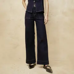 BASEMENT - Jeans Wide Leg Mujer
