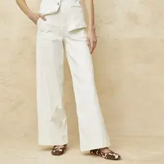 BASEMENT - Jeans Wide Leg Mujer